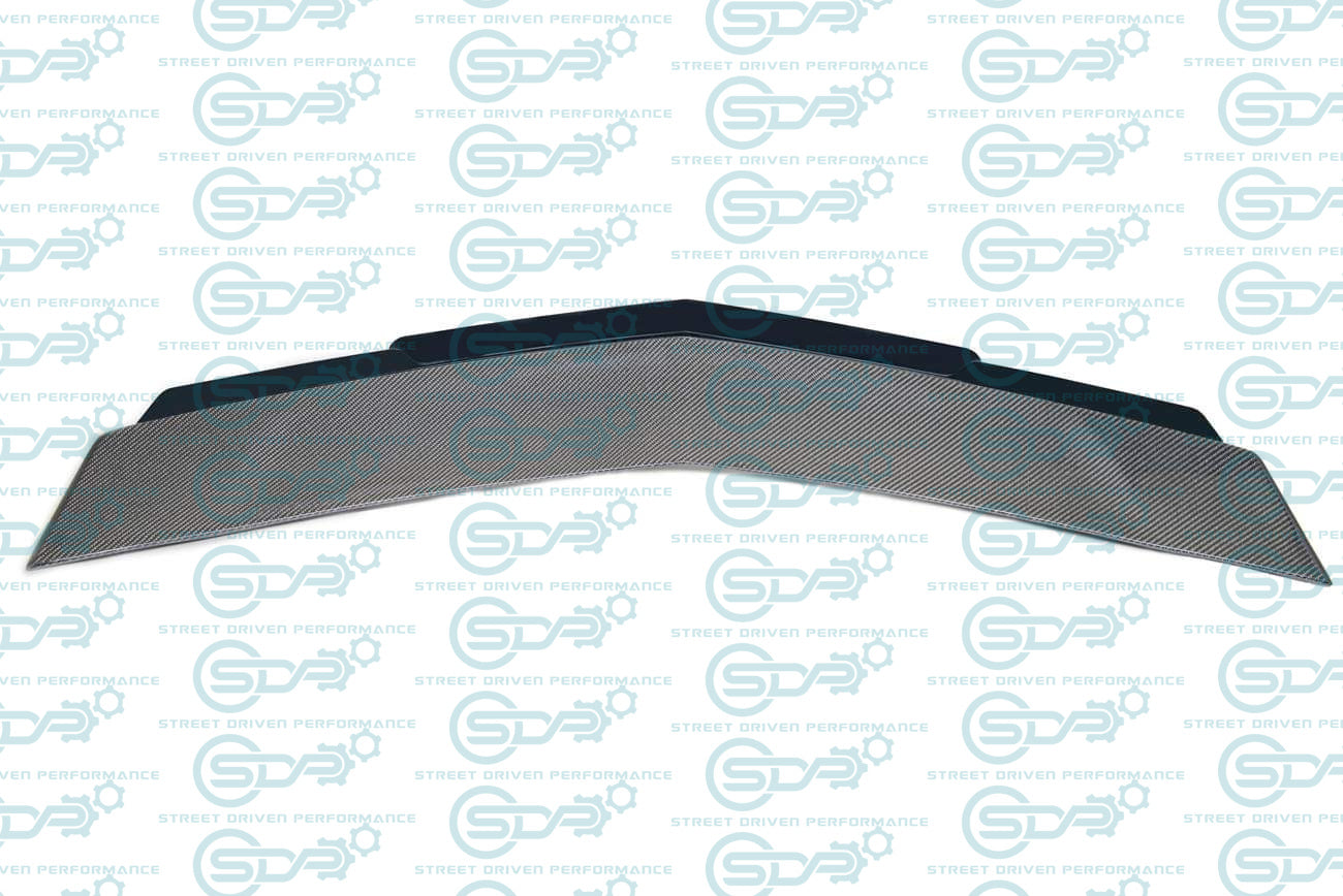 2009-2015 Cadillac CTS-V V2 | Sedan Carbon Fiber Rear Trunk Lid Wickerbill Spoiler / Wing